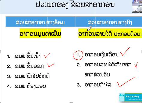ອາກອນລາຍໄດ້ບຸກຄົນ ຈາກອາກອນເງິນເດືອນ ມີພື້ນຖານຄິດໄລ່ແນວໃດ